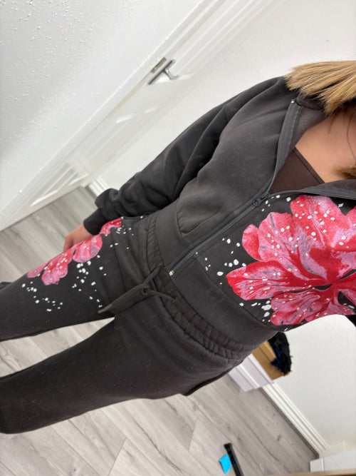 ALMA FLORAL TRACKSUIT