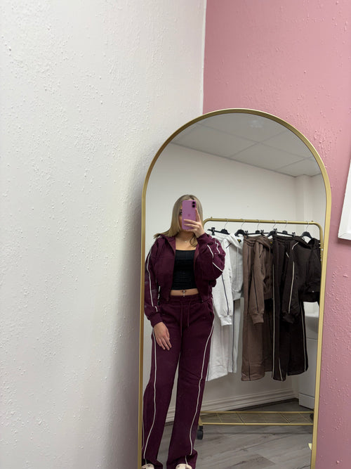 OLIVIE STRIPE TRACKSUIT