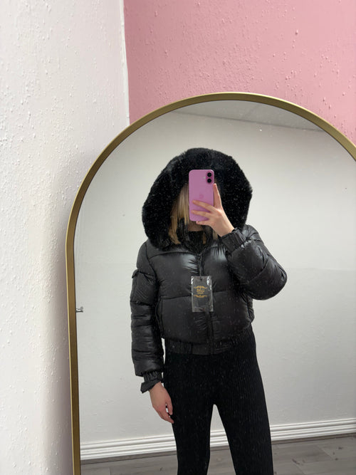 AURORA PADDED FUR COAT