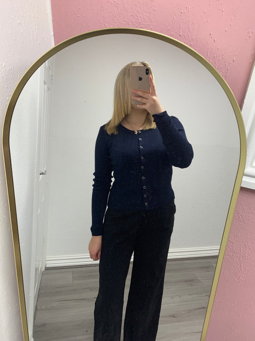 NYLA BUTTON UP TOP