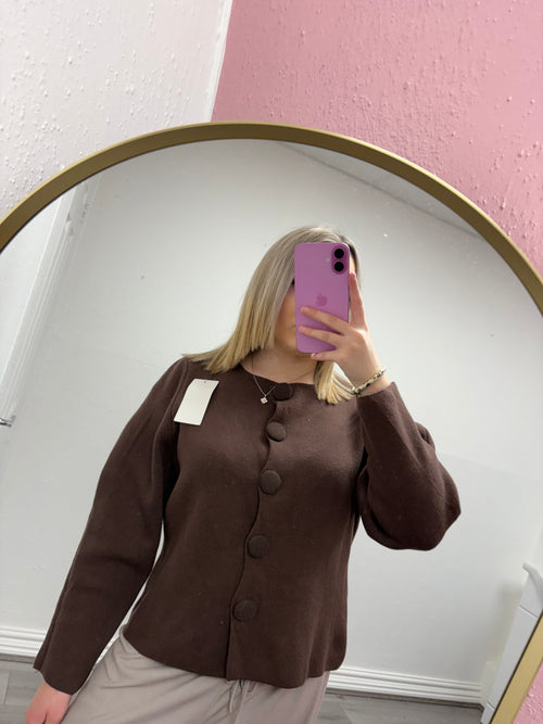 ASPEN CHUNKY BUTTON CARDIGAN