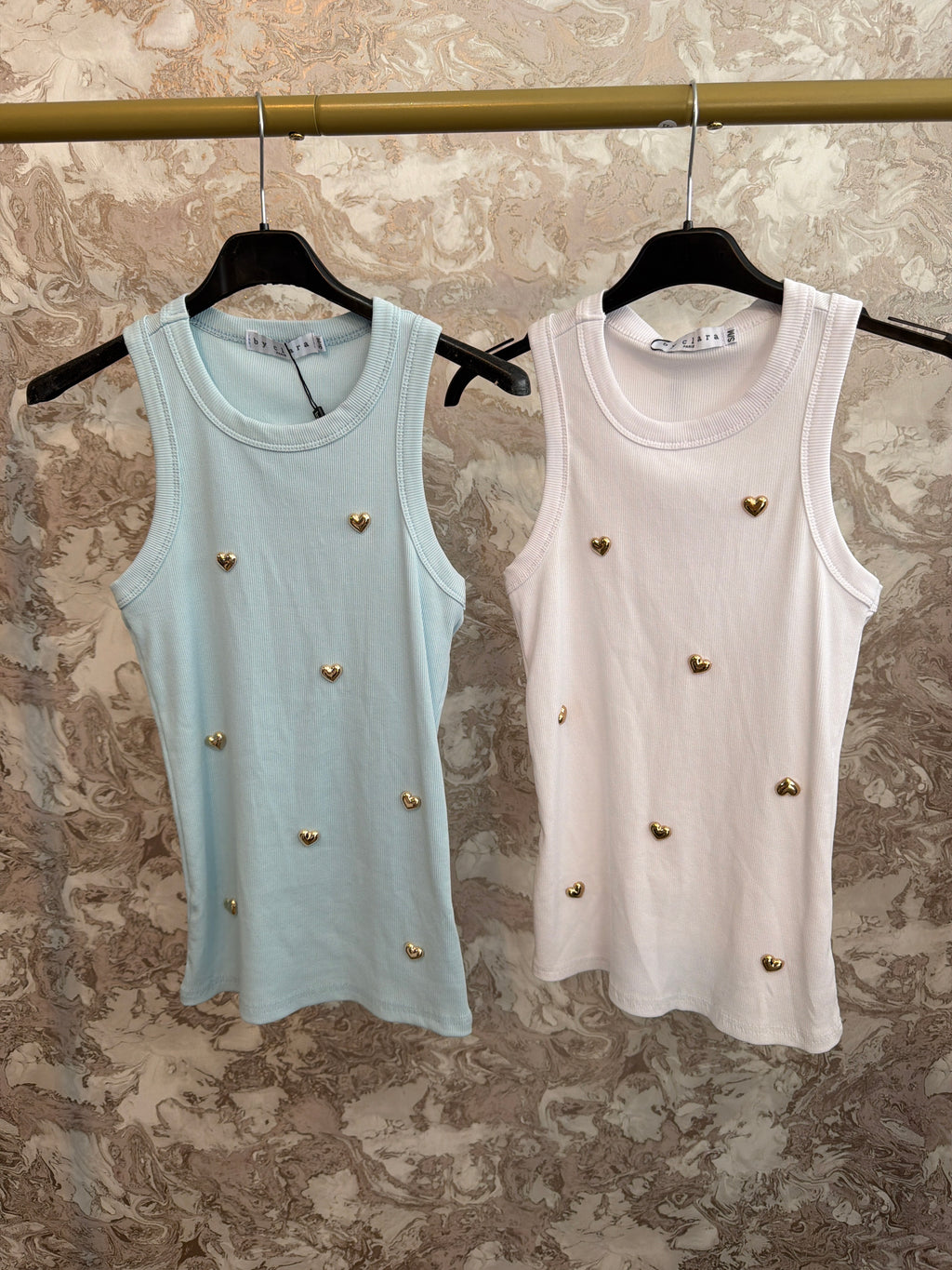 MAISIE LOVE HEART VEST TOP