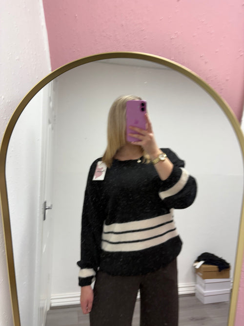 DENISE STRIPE KNITTED JUMPER