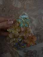 6 PACK OF MINI FLOWER CLIPS