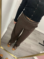 MYA CONTRAST TROUERS