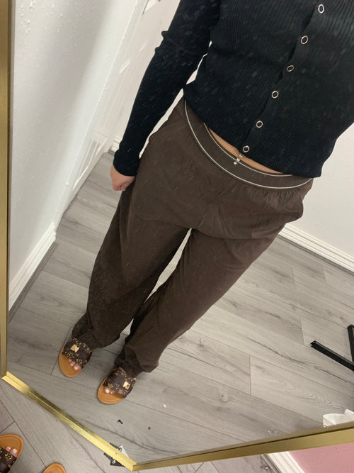 MYA CONTRAST TROUERS