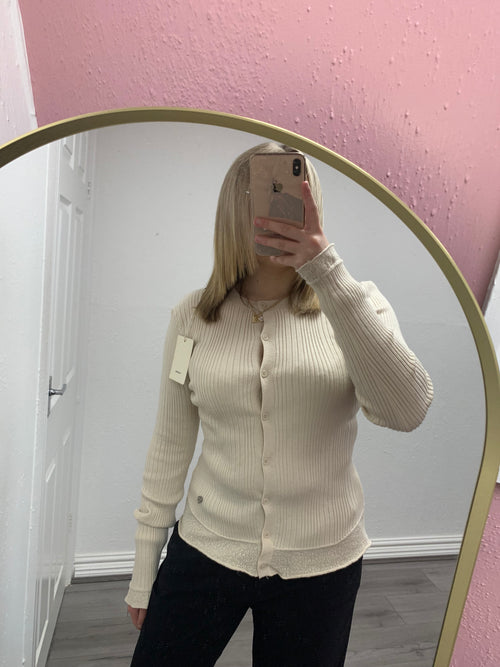 WREN BUTTON UP KNITTED TOP