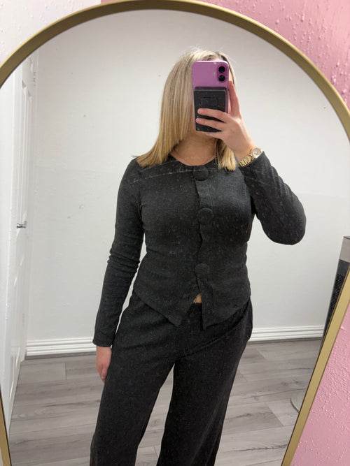 MIMI BUTTON UP SET