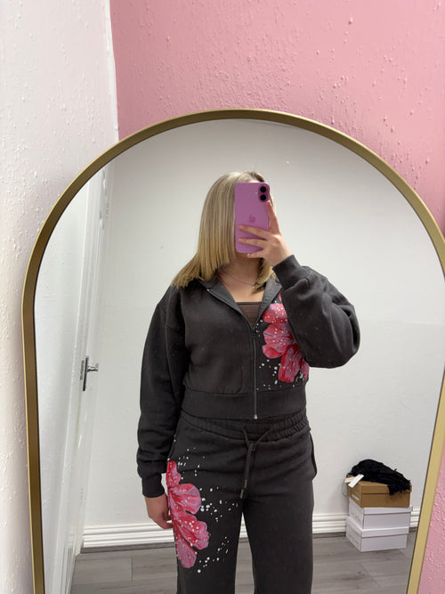 ALMA FLORAL TRACKSUIT