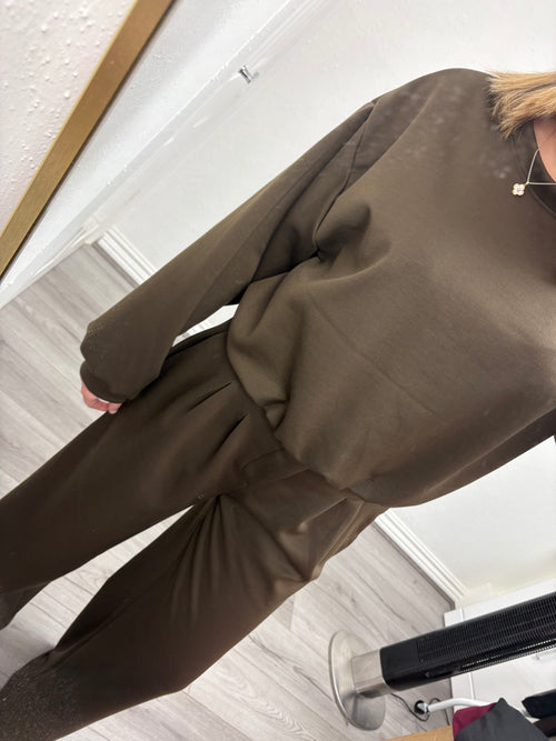PALMA BUBBLE HEM FLARE SET