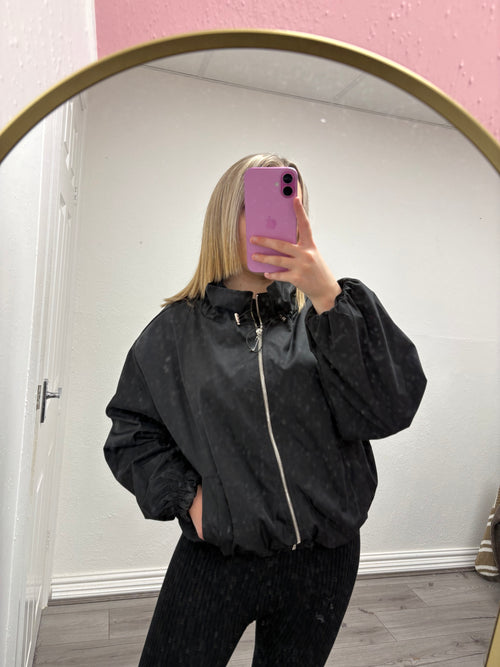 ARIA BUBBLE HEM TOGGLE JACKET