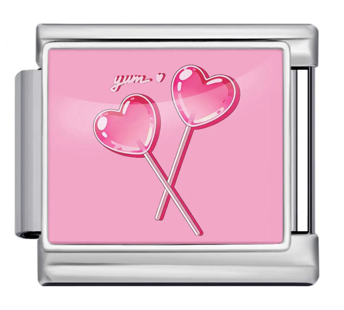 HEART LOLLY POP ITALIAN CHARM