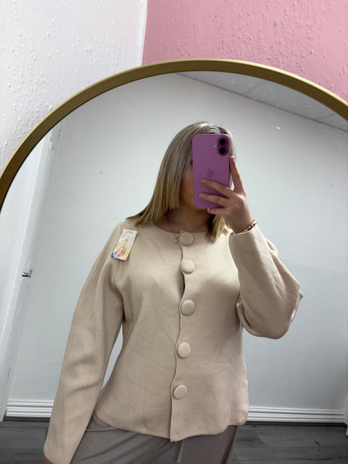 ASPEN CHUNKY BUTTON CARDIGAN