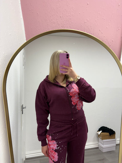 ALMA FLORAL TRACKSUIT