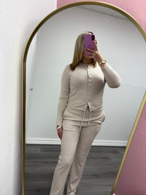 MOLLY BUTTON UP SET