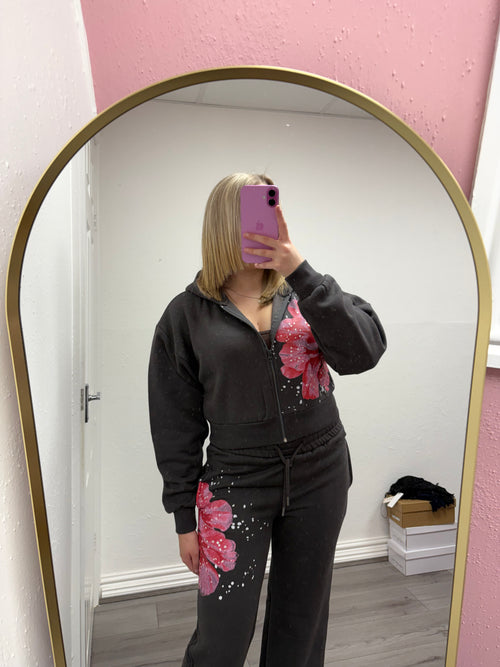 ALMA FLORAL TRACKSUIT