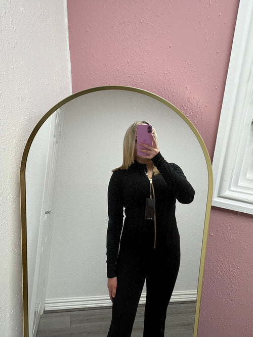 VERITY GOLD ZIP UP GYM SET