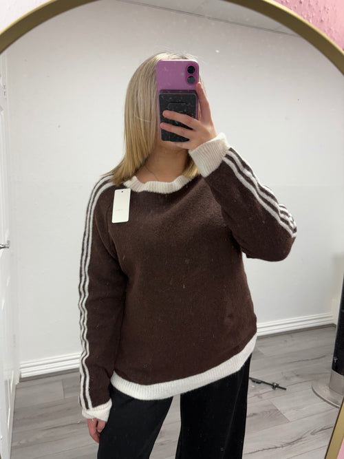 RAE STRIPE KNITTED JUMPER