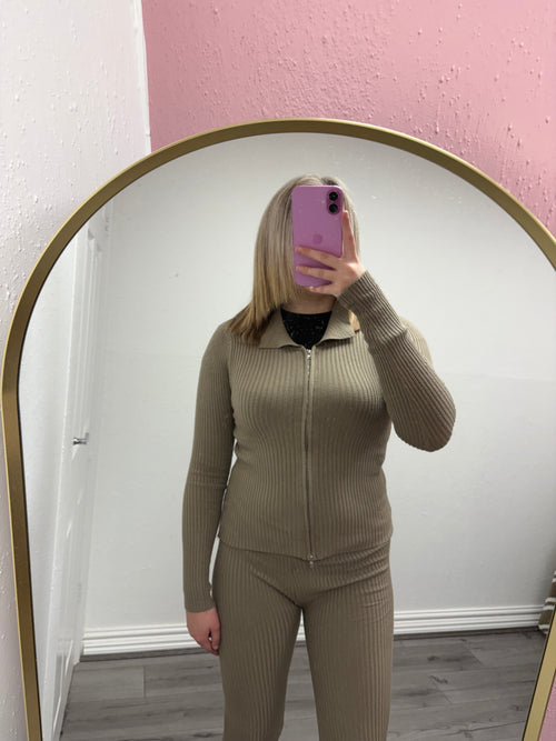 LYDIA DOUBLE ZIP UP SET