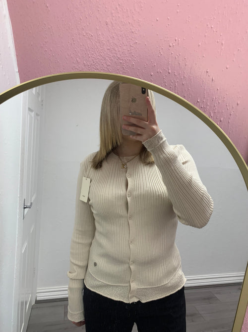 WREN BUTTON UP KNITTED TOP