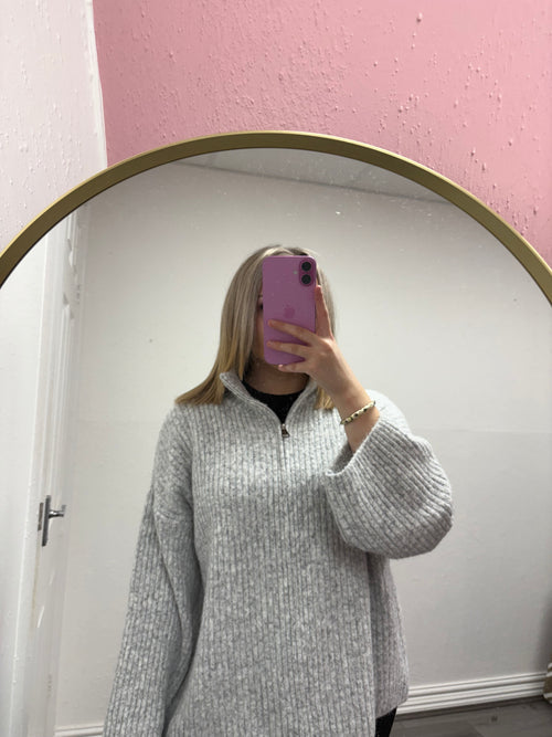 EVA ZIP UP KNIT JACKET