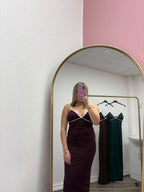 VIOLET CONTRAST DRESS