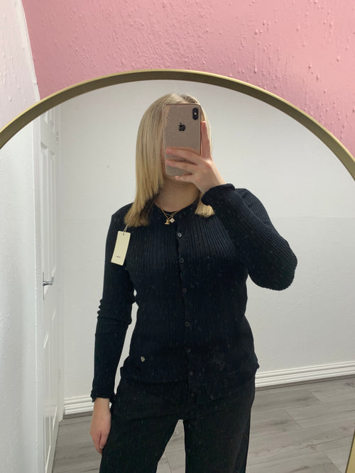 WREN BUTTON UP KNITTED TOP