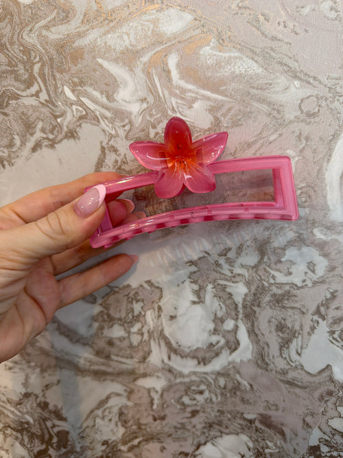 FLORAL FLOWER HAIR CLIP