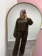 PALMA BUBBLE HEM FLARE SET