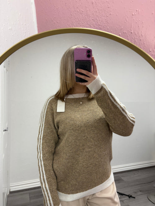 RAE STRIPE KNITTED JUMPER