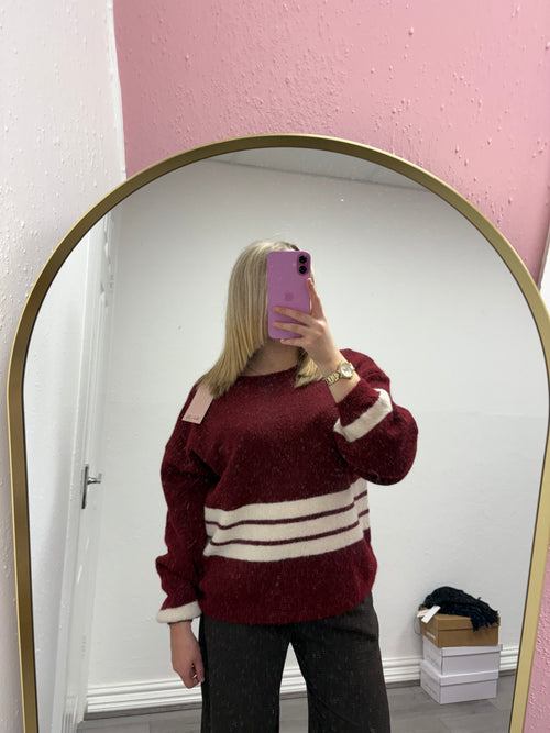 DENISE STRIPE KNITTED JUMPER