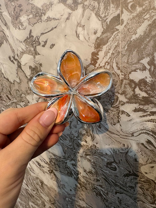 LARGE FLOWER HAIR CLIPS