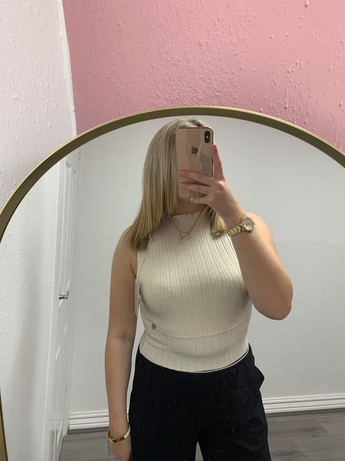 NICO KNITTED HIGH NECK TOP