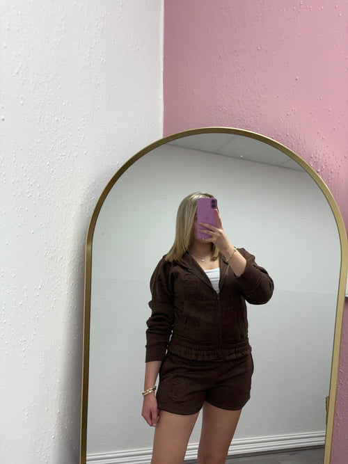 ELENI C RUCHED TRACKSUIT
