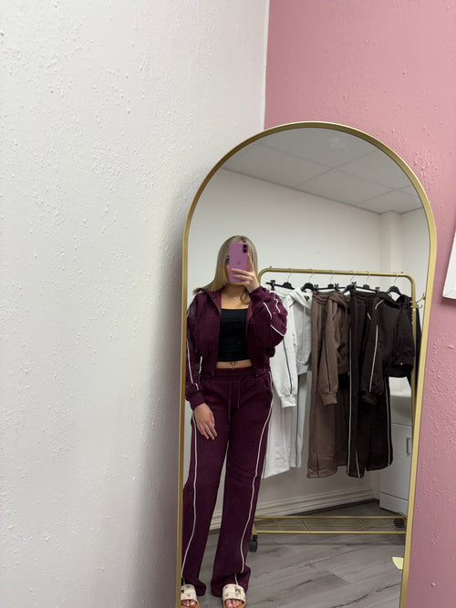 OLIVIE STRIPE TRACKSUIT