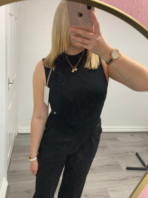 NICO KNITTED HIGH NECK TOP