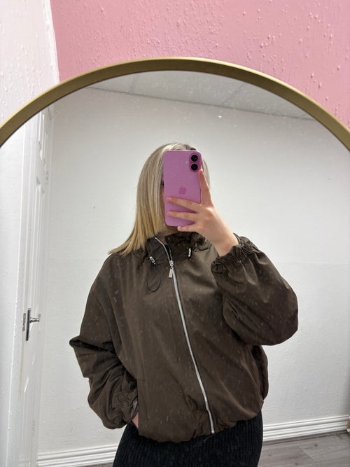 ARIA BUBBLE HEM TOGGLE JACKET
