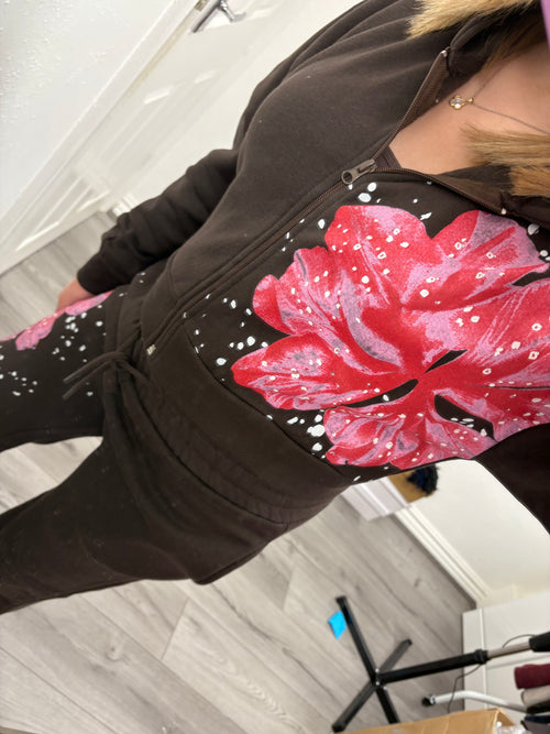 ALMA FLORAL TRACKSUIT