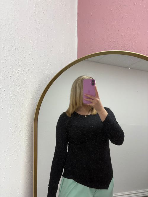 ASTRID FLEECE ASYMMETRICAL TOP