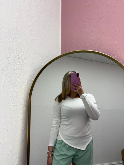 ASTRID FLEECE ASYMMETRICAL TOP