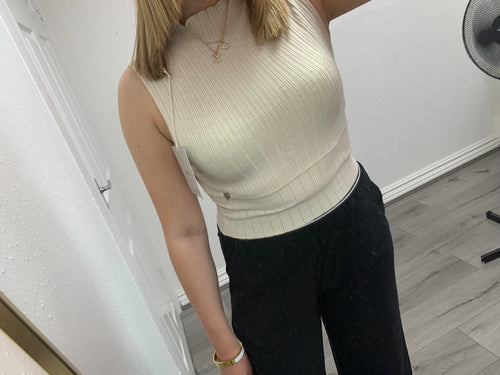 NICO KNITTED HIGH NECK TOP