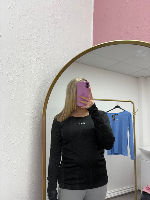 LEXI ALO RIBBED T-SHIRTS