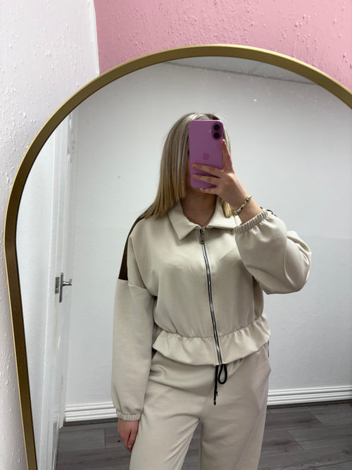 KIANA RUCHED BUBBLE HEM SET