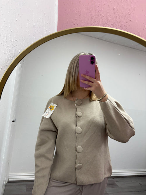 ASPEN CHUNKY BUTTON CARDIGAN