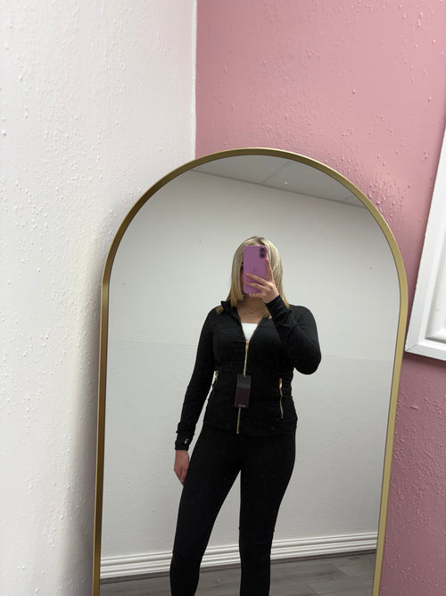 AMORA GOLD ZIP UP SET