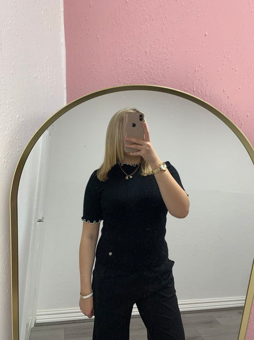 REMY FRILL KNITTED TOP