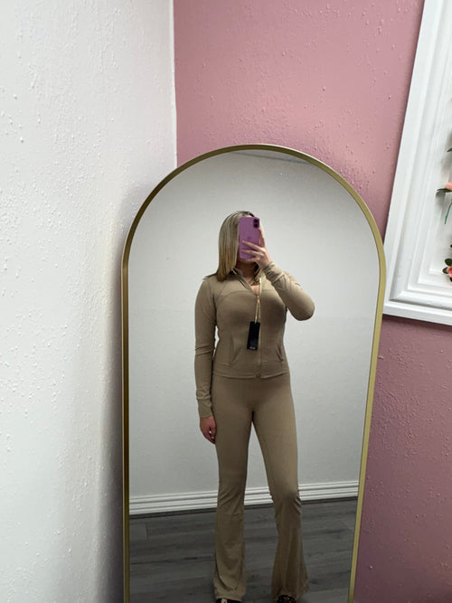 VERITY GOLD ZIP UP GYM SET