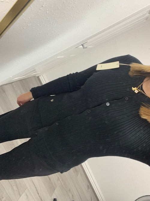 WREN BUTTON UP KNITTED TOP