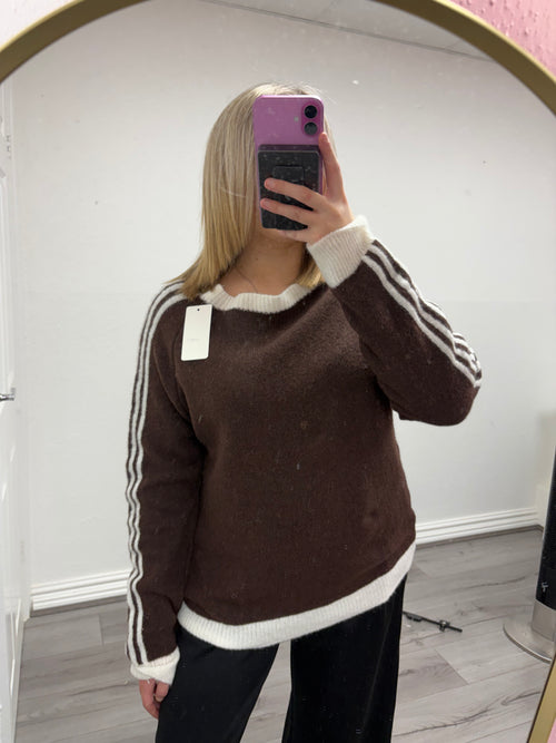 RAE STRIPE KNITTED JUMPER