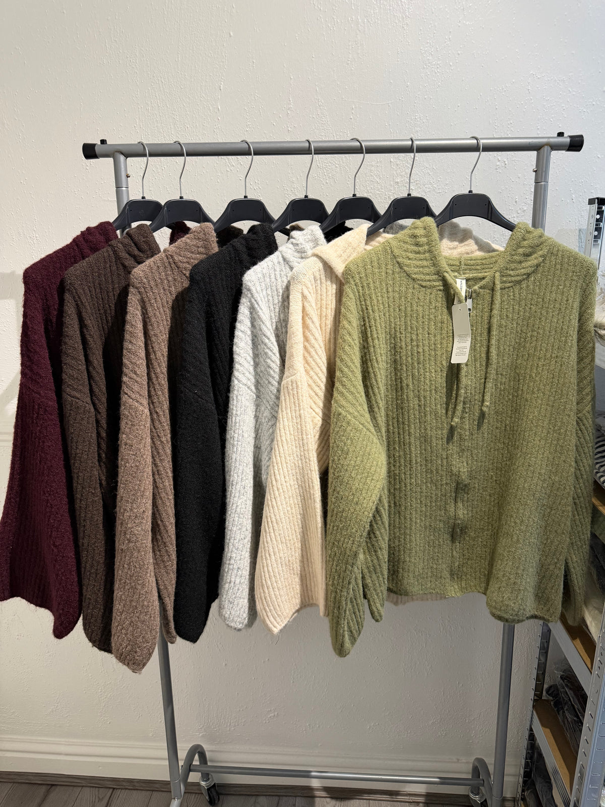 Romie Hooded Knitted Cardigan